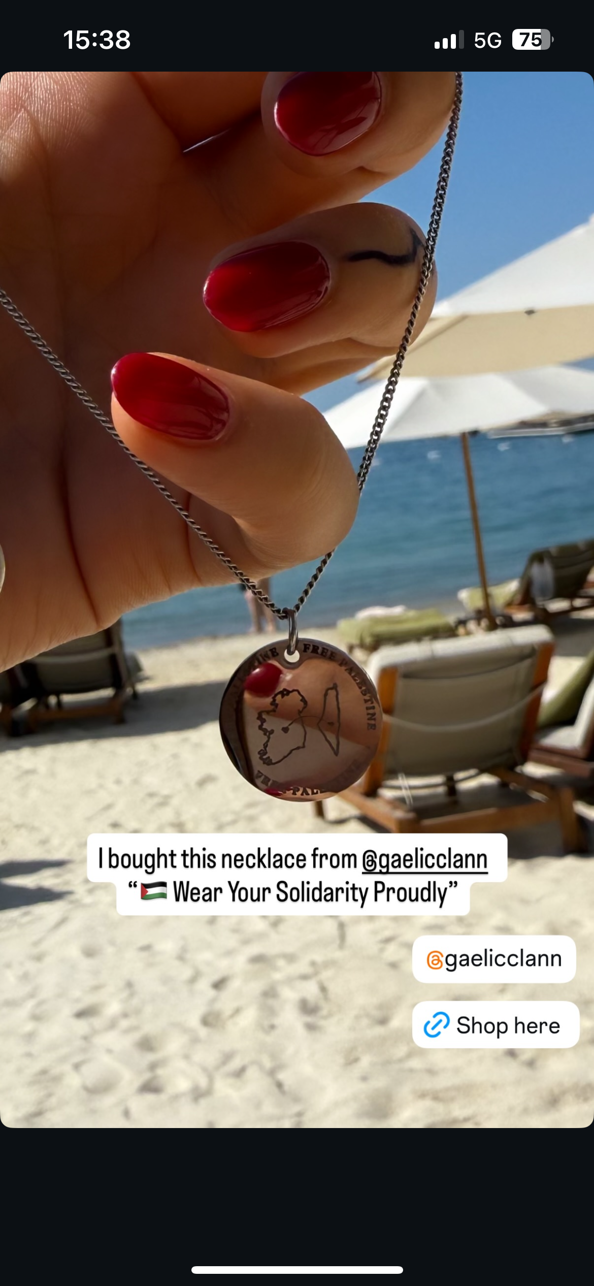Palestine Pendant
